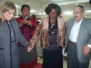 Rev. Liz with Pastor Tony & Elder Sabrina