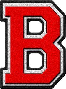 Letter - B (red)