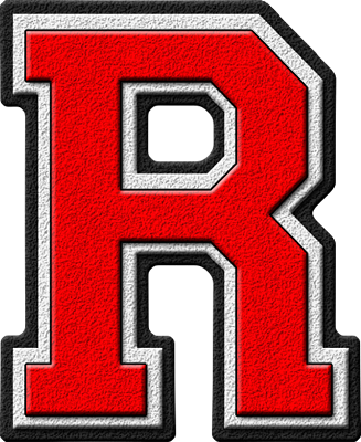 Letter - R (red)
