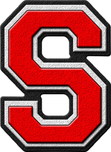 Letter - S (red)